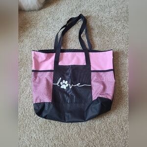 pawprint tote bag
